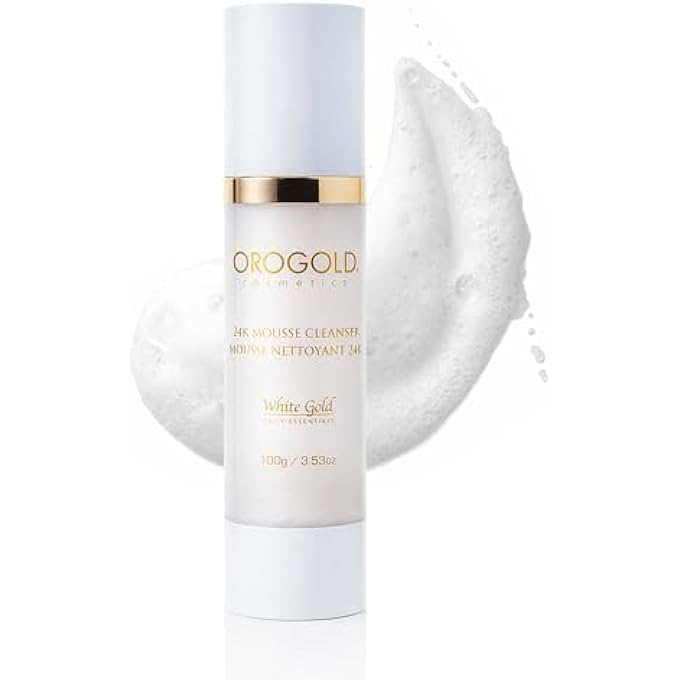 Orogold WHITE GOLD 24K ANTI AGING FACIAL CLEANSER - 100 ML / 3.38 FL. OZ. - Image 1